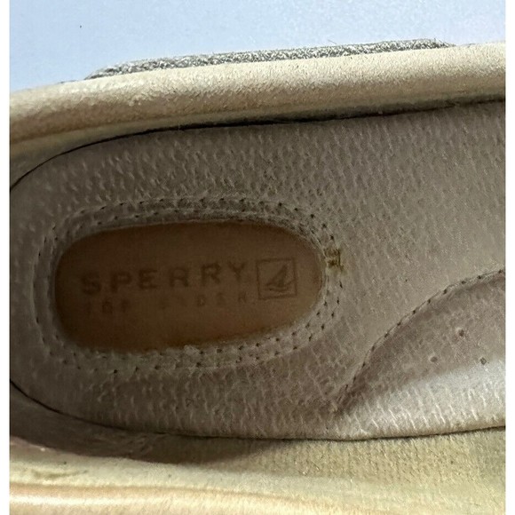 Sperry Top Siders Womens 8.5M Boat Shoes Beige Leopard Cheetah Print Flat Loafer - Picture 8 of 9